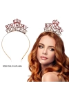 Birthday Princess Kristal Taç – Rose Gold Kaplama