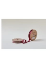 Biye Saten Katlı 022 Bordo 2 cm 25 Metre %100 Polyester