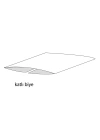 Biye Saten Katlı 080 Koyu Bej 2 cm 25 Metre %100 Polyester