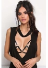 Boncuk Detaylı Şık Sütyen Harness - Brf111