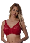 Bordo Dantelli Toparlayıcı Sütyen - 503