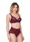 Bordo Emay 177 C Toparlayıcı Sütyen Takım