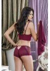 Bralet, Boxer Ve Etek Takım Gül Kurusu(brf3407)