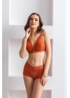 Bralet Sütyen Boxer Takım Kiremit (brf31813)