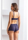 Bralet Sütyen Boxer Takım Lacivert (brf31813)