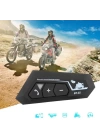 Bt22 Kask Kulaklık Bluetooth Motosiklet Kulaklık 5.0 Bluetooth Interkom Motorsiklet Kulaklık