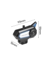 Bt31 Kask Kulaklık Bluetooth 5.0 Motosiklet Interkom Su Geçirmez Kablosuz Kulaklık