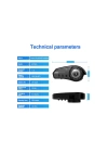 Bt35 Kask Kulaklık Bluetooth 5.0 Motosiklet Interkom Su Geçirmez Kablosuz Kulaklık