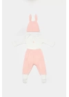 Bunny 3lü Bebek Takım  Pembe