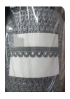 Çamaşır Lastiği Dantelli 1 cm 1 Metre Gri