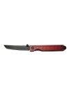 Chris Reeve Pocket Samurai 7425 RD Kırmızı Kamp / Outdoor Çakı 18cm - Manuel, Kemerlikli, Kutulu