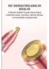 Çift Başlıklı Epilasyon Yüz Çene Işıklı Kıl Tüy Alma Mini Cep Epilasyonu