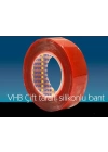 Çift Taraflı Akrilik Silikonize Bant 18 Mm X 2 Metre Kırmızı Vhb