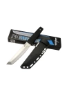 Cold Steel AUS 8A Kobun Tanto Outdoor / Av Bıçağı 25cm - Kılıflı, Kutulu, Siyah Plastik Sap