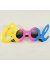 Cool Yazılı Rengarenk Parti Gözlüğü 21x8 Cm