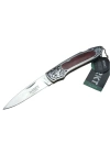 Cr 0128 Rd Kamp Çakı 18 Cm - Metal Desenli Sap, Kılıflı, Kutulu