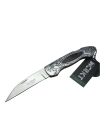 CRKT CR 0124 Kamp Çakı 20 cm - Metal Desenli Sap, Kılıflı, Kutulu