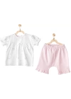 Cuddly Bunny Bear 2li Bebe Takım Pink