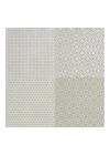 DecoHandy 30x30 cm Kendinden Yapışkanlı  Pvc Karo Mutfak Arası 4 Lü Karışık model  0,36m2