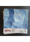 Decohandy 30x30 Cm Pvc Duvar Karosu 4Lü Paket - Okyanus Mermer