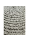DecoHandy Jute Örme Supla - Renkli Şeritli