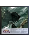 DecoHandy Pvc Duvar Karosu 30x30cm 4Lü Paket -  Zümrüt 0,36m2