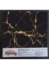 DecoHandy Yapışkanlı Pvc Yer Karosu 30x30cm 4Lü Paket - Black Edition 0,36m2