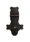 Dekoratif Anahtarlı Sandık Askısı - 40x65mm, Oksit, 1 Adet