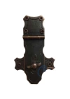 Dekoratif Anahtarlı Sandık Askısı - 40x65mm, Oksit, 100 Adet