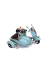 Dekoratif Metal Scooter Sepetli