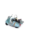 Dekoratif Metal Scooter Sepetli