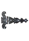 Dekoratif, Sac Tek Kuyruklu Menteşe - 69x102 mm, Büyük, Eskitme, 1 Adet