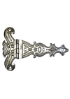 Dekoratif, Sac Tek Kuyruklu Menteşe - 69x102 mm, Büyük, Nikel, 100 Adet