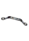Dekoratif Zamak Kulp Dıştan - 64mm, Nikel, 100 Adet