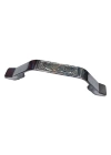Dekoratif Zamak Kulp İçten - 64mm, Nikel, 100 Adet