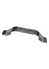 Dekoratif Zamak Kulp İçten - 64mm, Nikel, 100 Adet