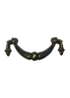 Dekoratif Zamak Üzümlü Kulp - 64mm,  Antik, 1 Adet