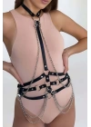 Deri Fantazi Giyim Ürünleri Harness - Brf10