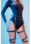 Deri Fantazi Harness Jartiyer 1165