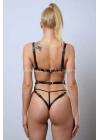 Deri Fantezi Giyim, Vücudu Saran Full Body Harness - Brf811