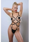 Deri Fantezi Giyim, Vücudu Saran Full Body Harness - Brf811