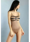 Deri Fantezi Sütyen, Fantazi Göğüs Üzeri Deri Harness - Brf1020