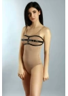 Deri Fantezi Sütyen, Fantazi Göğüs Üzeri Deri Harness - Brf1020