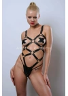 Deri Full Body Harness, Kadın Harness Modelleri - Brf542