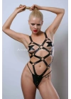Deri Full Body Harness, Kadın Harness Modelleri - Brf542