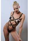 Deri Full Body Harness, Kadın Harness Modelleri - Brf542