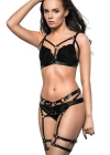 Deri Sütyen - Jartiyer Harness Takım - Brf289