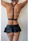 Deri Üst Harness, Seksi Deri Yelek - Brf210