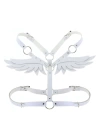 Deri Ve Melek Kanadı Detaylı Şık Harness - Brf642