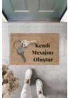 Dijital Baskı Kişiye Özel İç Kapı Dekorasyon Paspas  PS11222